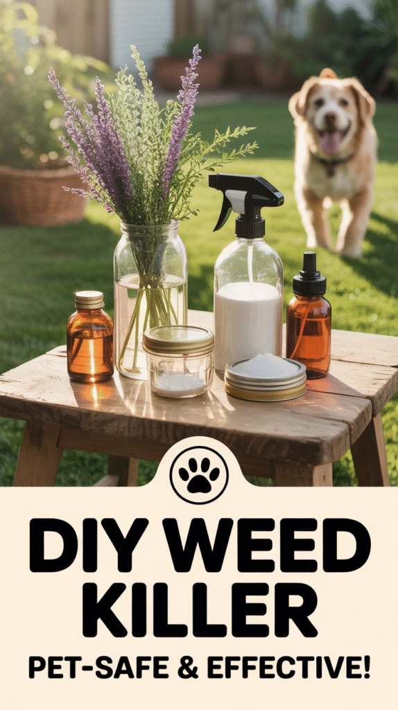 How to make Pet-Safe Homemade Weed Killer
