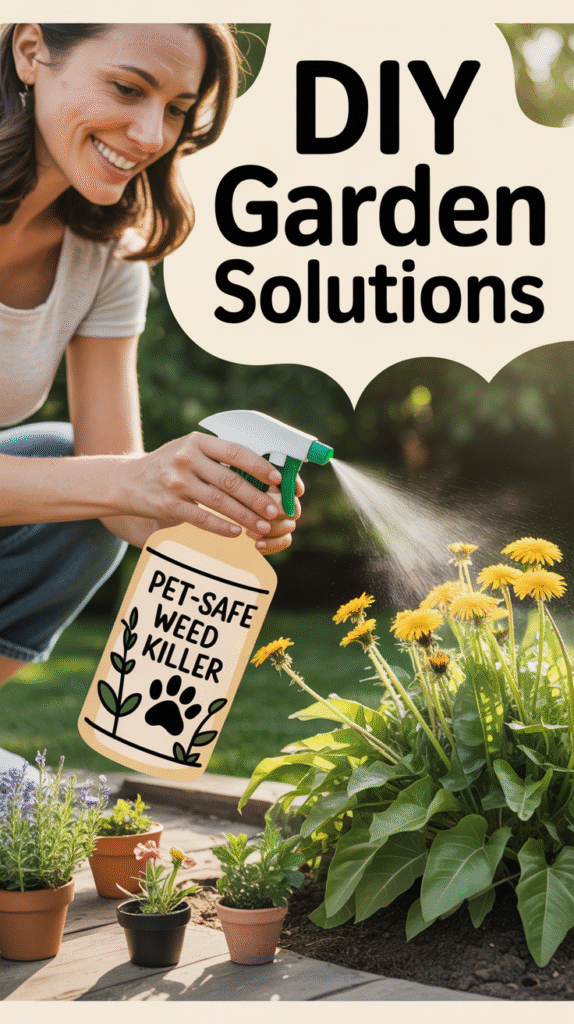 How to make Pet-Safe Homemade Weed Killer