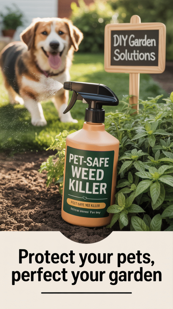 How to make Pet-Safe Homemade Weed Killer